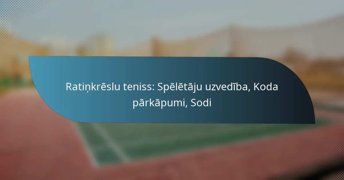 Ratiņkrēslu teniss: Spēlētāju uzvedība, Koda pārkāpumi, Sodi
