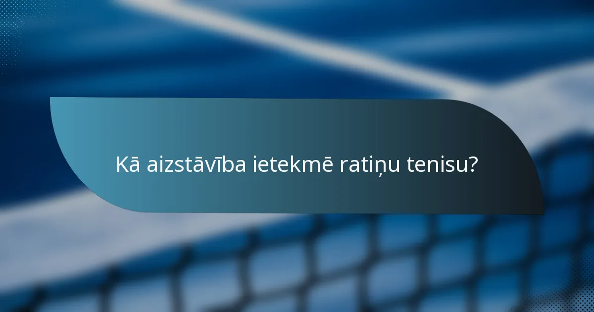 Kā aizstāvība ietekmē ratiņu tenisu?
